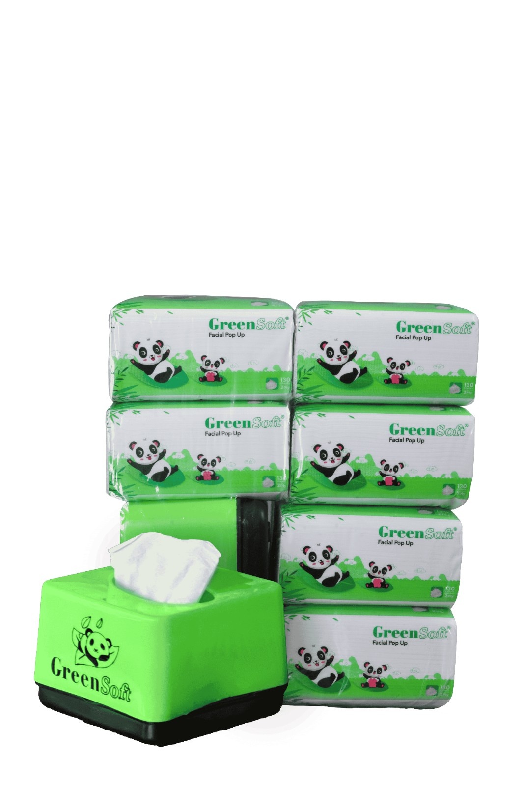 Facial Pop Up Banded Dispenser